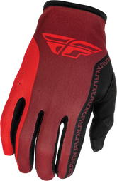 Guantes Fly Lite Blanco/Rojo Niño